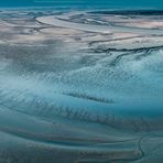 Wattenmeer in Wesselburenerkoog im Kreis Dithmarschen