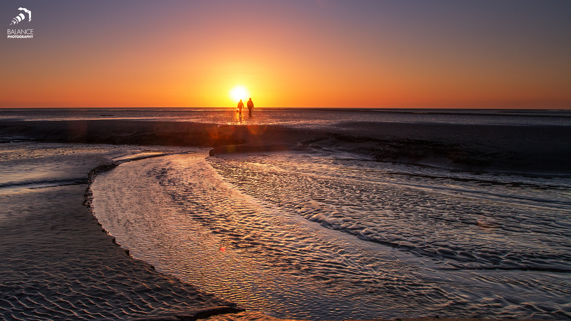 Wattenmeer vor Büsum an der Nordsee