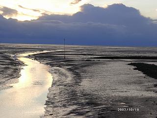 Wattenpriel Bei Büsum im Sommer