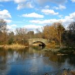 Wattewölkchen über der Gapstow Bridge