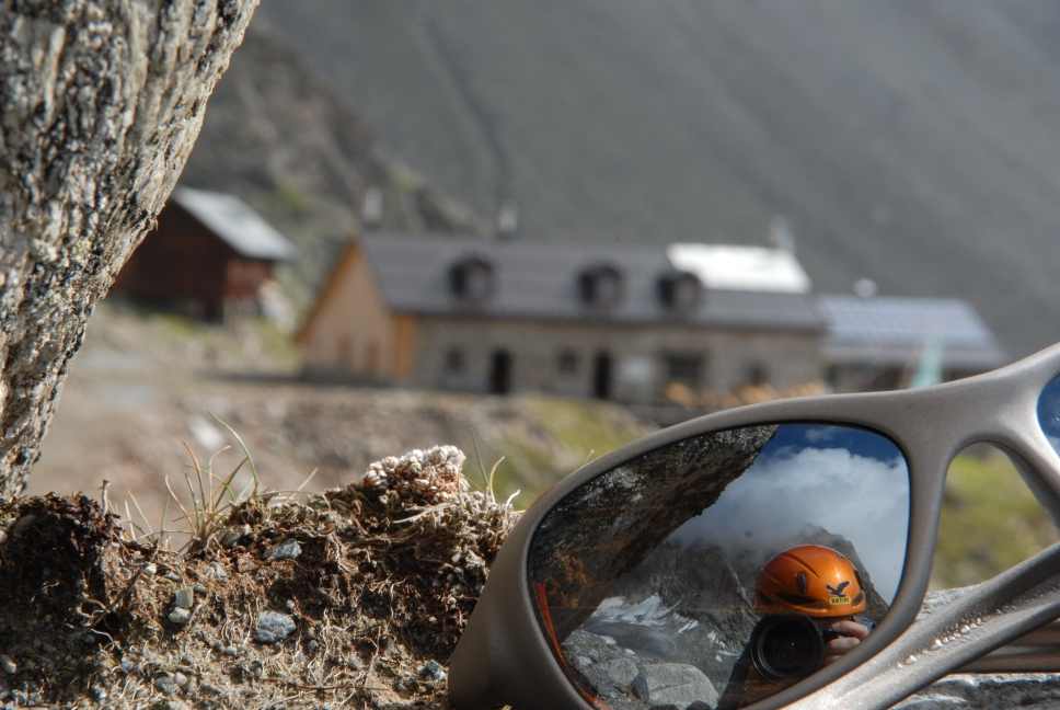 Watzespitze, Kaunergrathütte, Gletscherbrille et moi