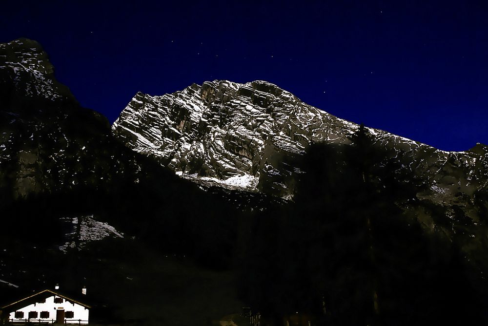 Watzmann bei Nacht