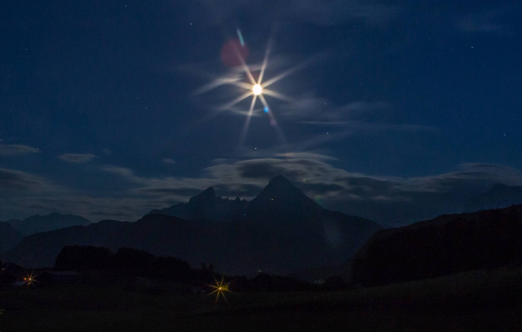 Watzmann bei Nacht