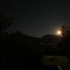 Watzmann bei Nacht mit Mond