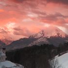 Watzmann bei Sonnenaufgang