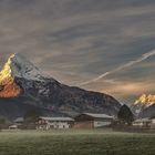 Watzmann bei Sonnenaufgang