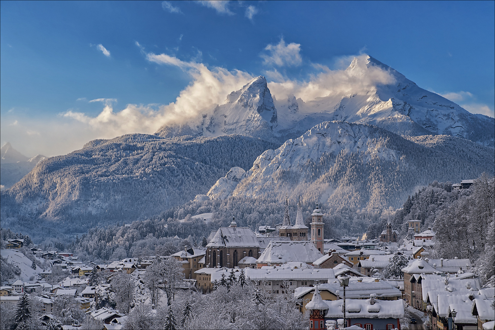 Watzmann Foto & Bild world, outdoor, blau Bilder auf