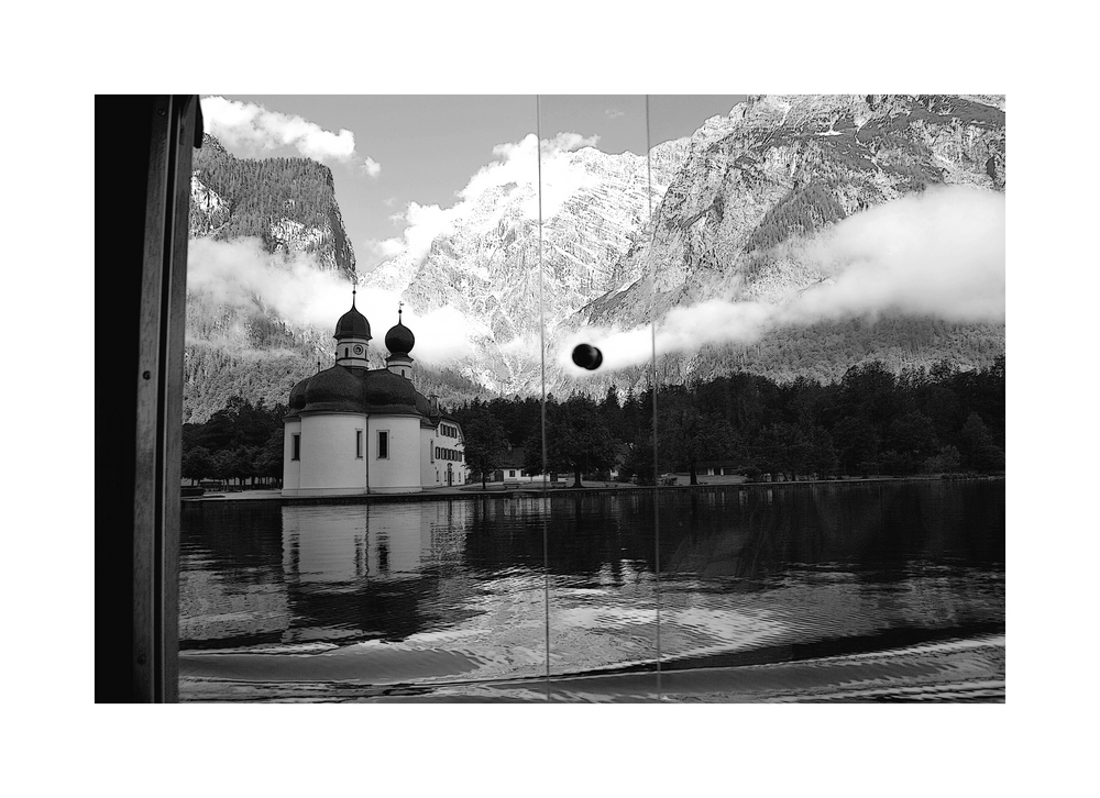 Watzmann hinter Glas