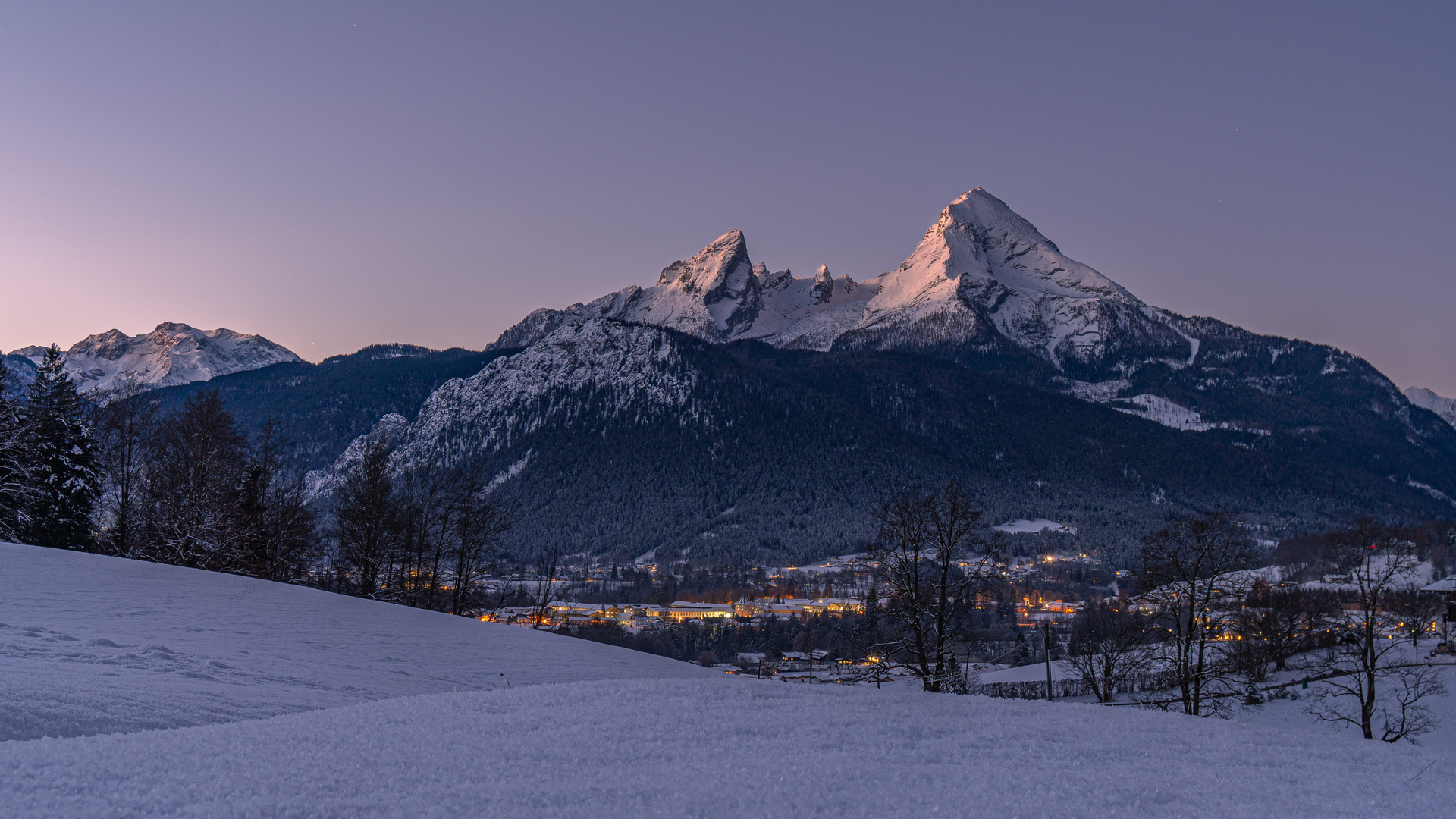 Watzmann im Morgenlicht