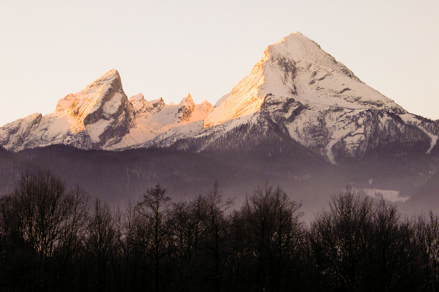 Watzmann im Morgenlicht