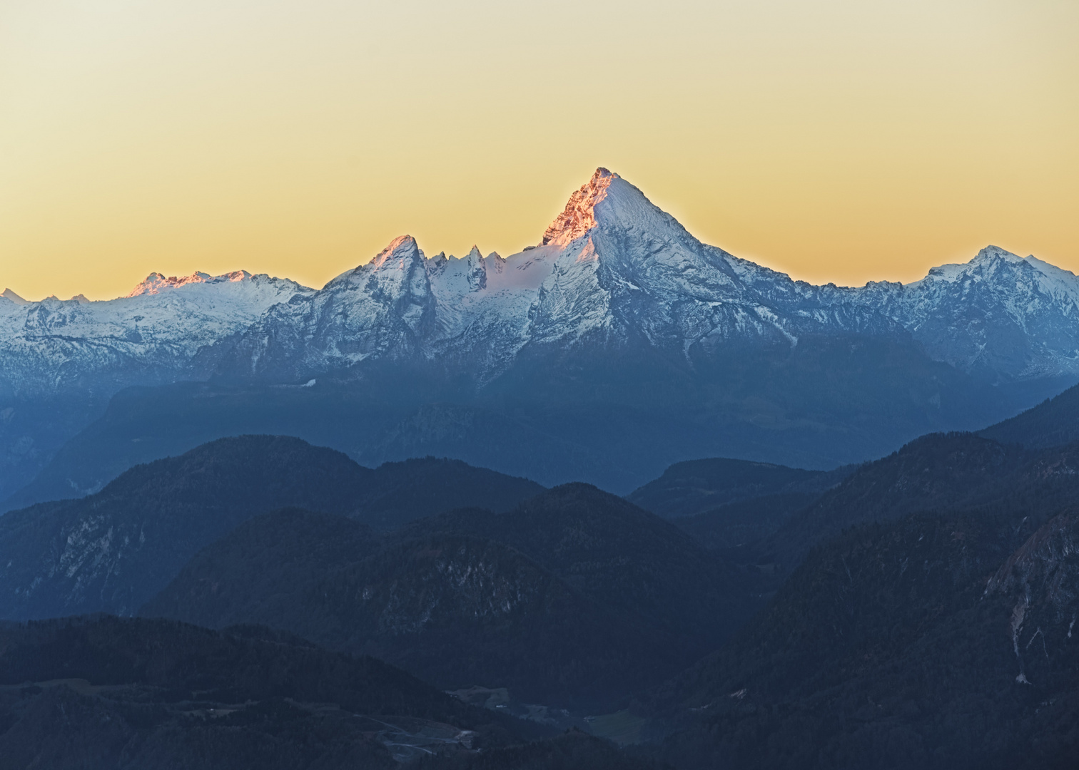 Watzmann in der Morgensonne