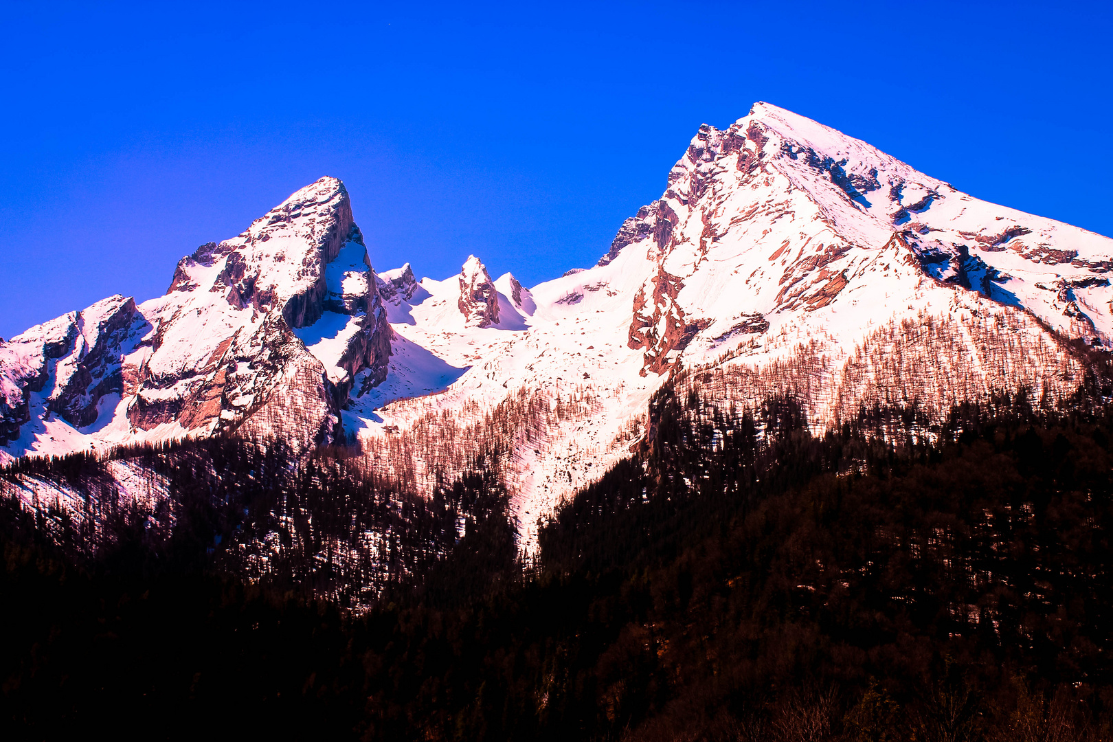 Watzmann in der Sonne