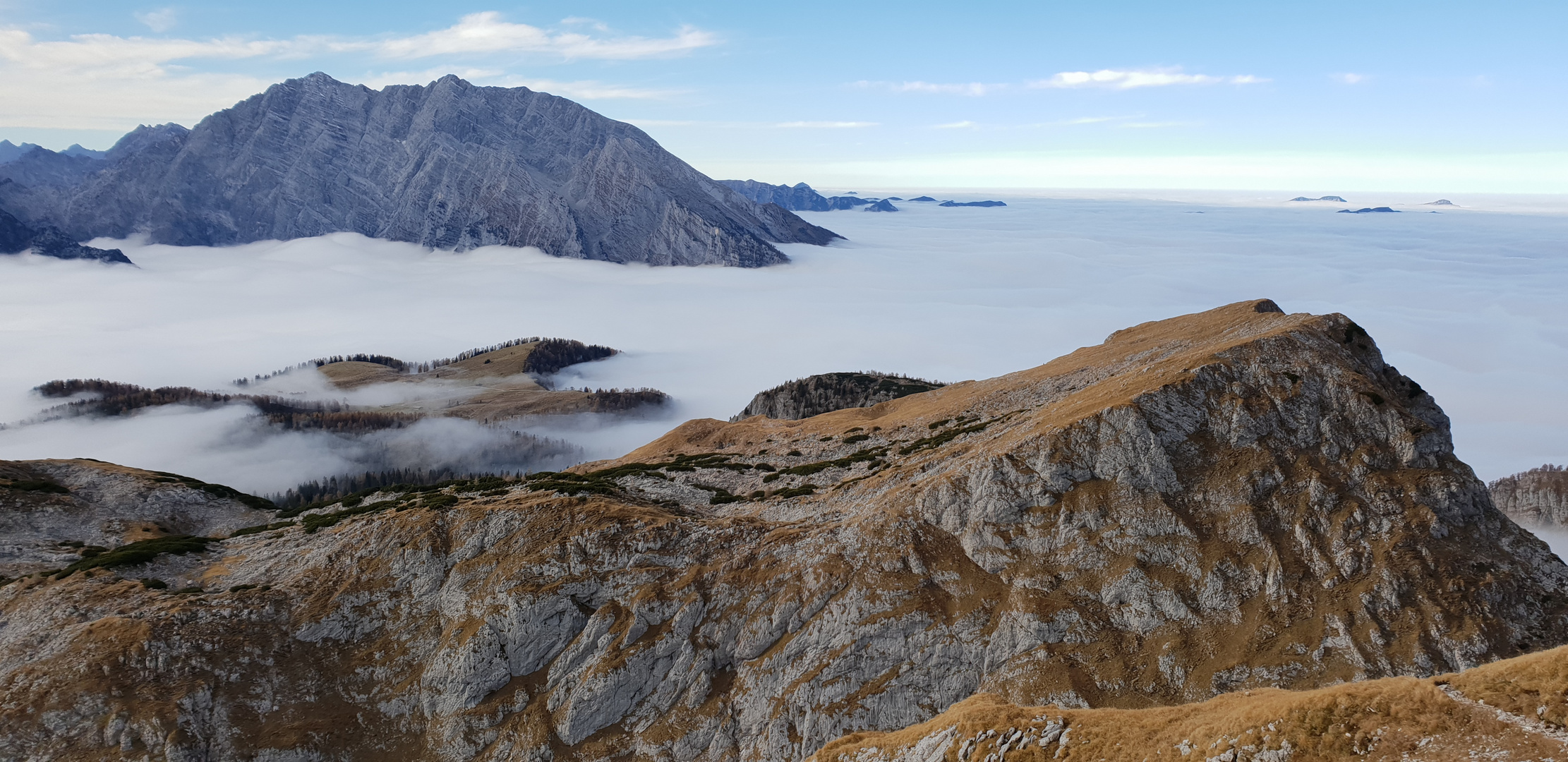 Watzmann in Watte getaucht