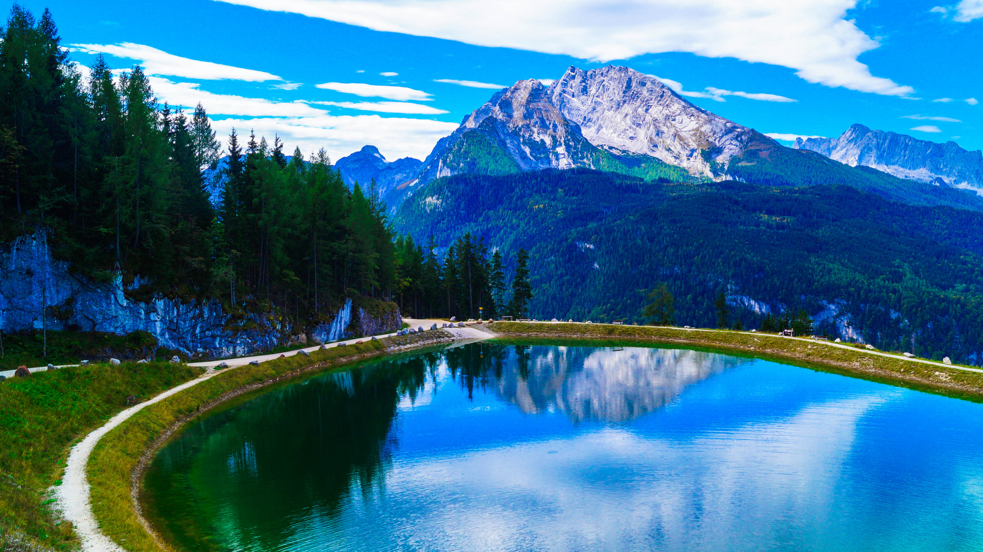 Watzmann mountain in Alps