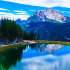 Watzmann mountain in Alps