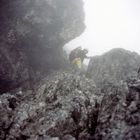 Watzmann Ostwand im Nebel