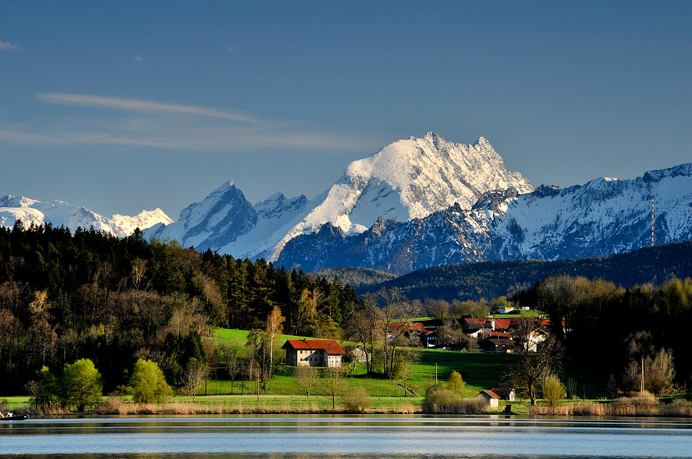 Watzmann über dem Abtsee