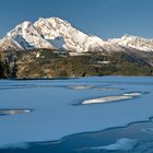 Watzmann und Hochkalter im Morgenlicht