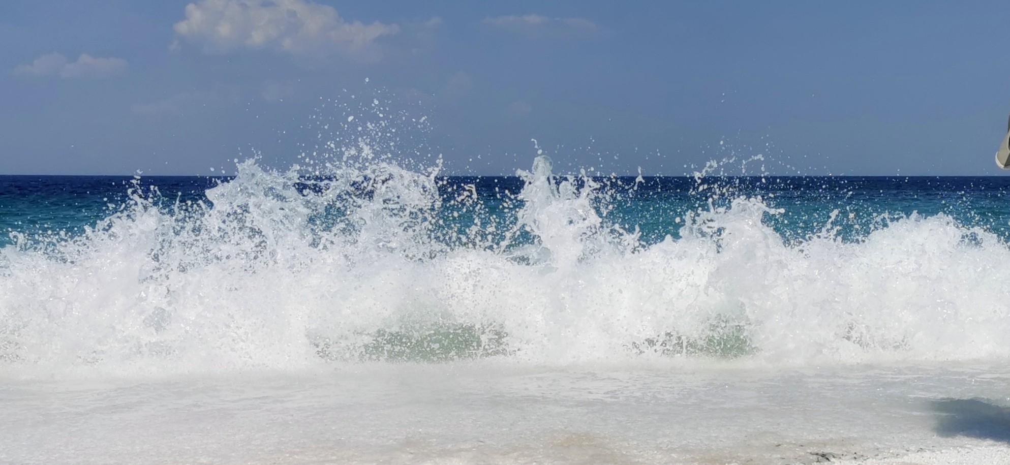 wave on marble