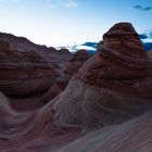 Wave zur Blauen Stunde in Arizona