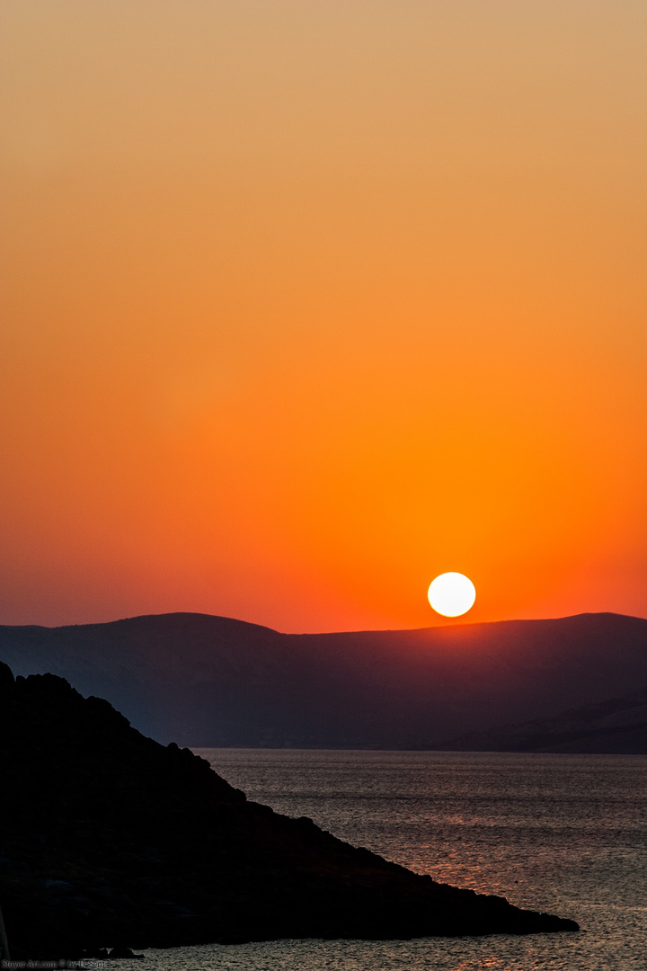 Waves at Sunset