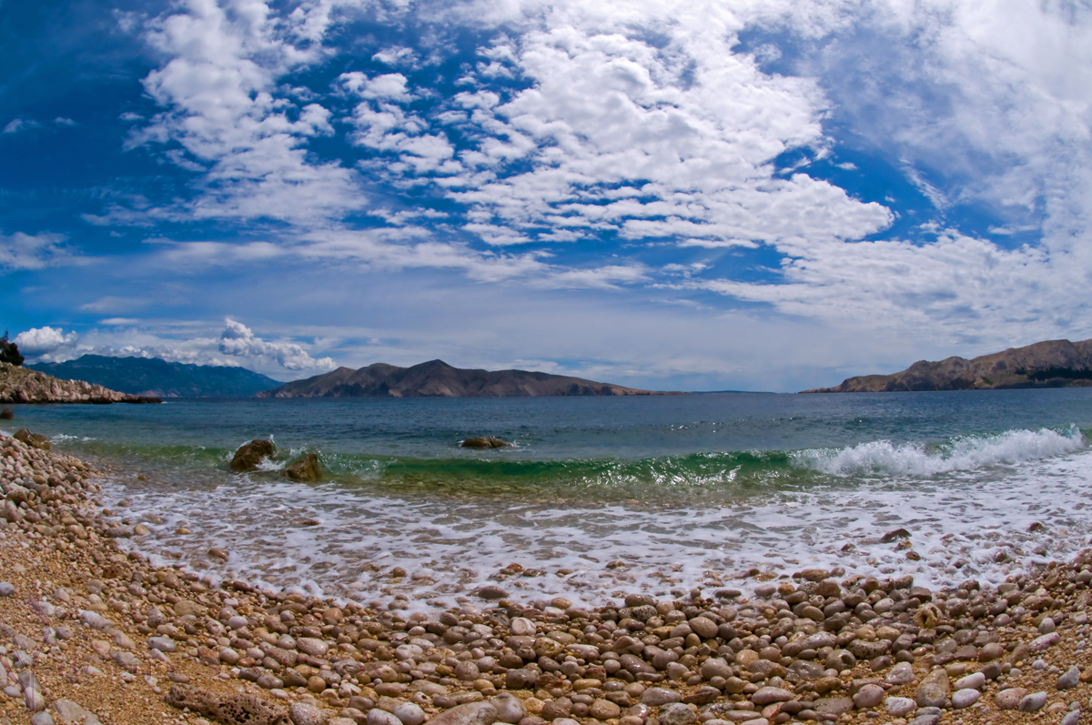 Waves of Vrzenica Bay