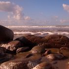 waves on the sand