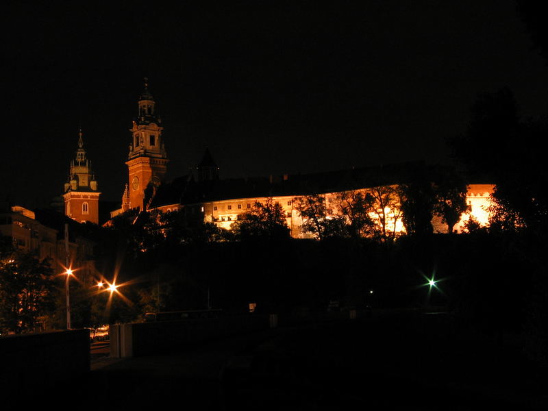 Wawel bei Nacht