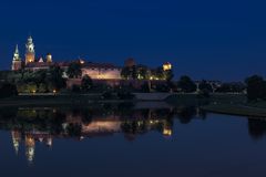 Wawel bei Nacht