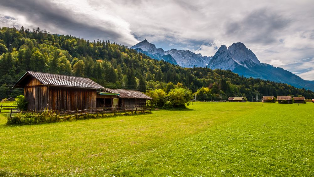 Waxensteinblick in Garmisch