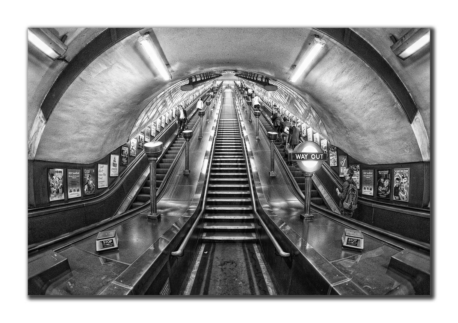 Way out, London Tube