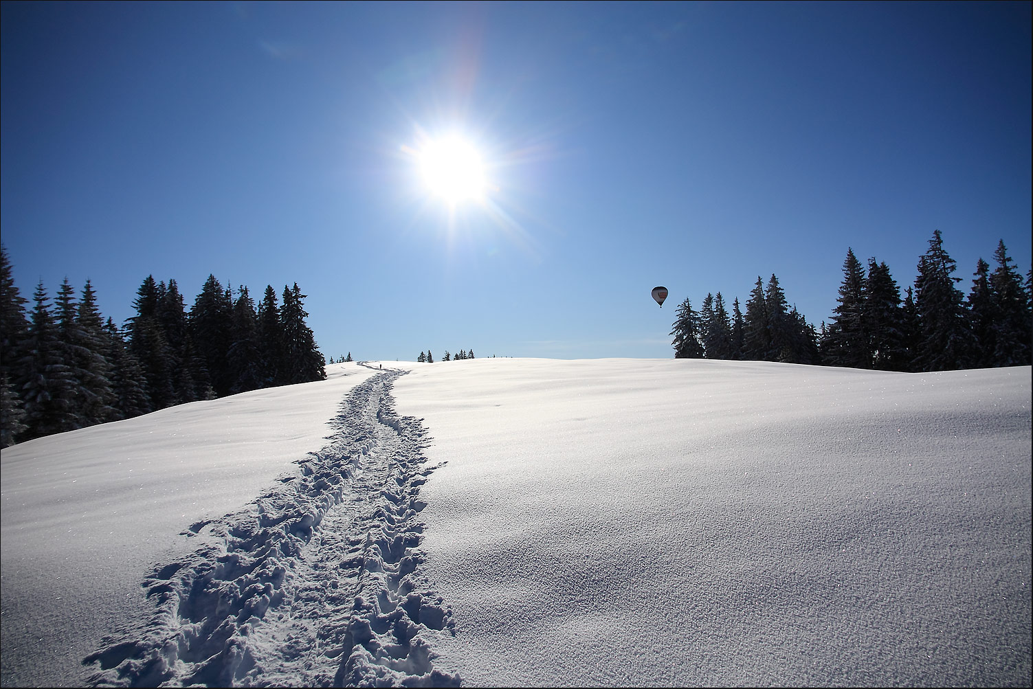 Way to heaven 2. Der Weg ist das Ziel... Mit den Schneeschuhen...