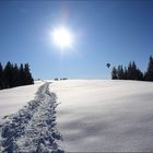 Way to heaven 2. Der Weg ist das Ziel... Mit den Schneeschuhen...