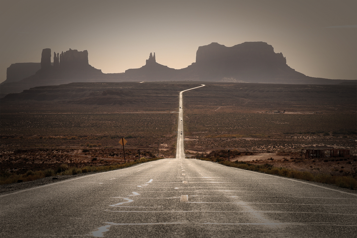 Way to Monument Valley