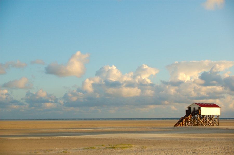 WC am Strand. von Karsten R