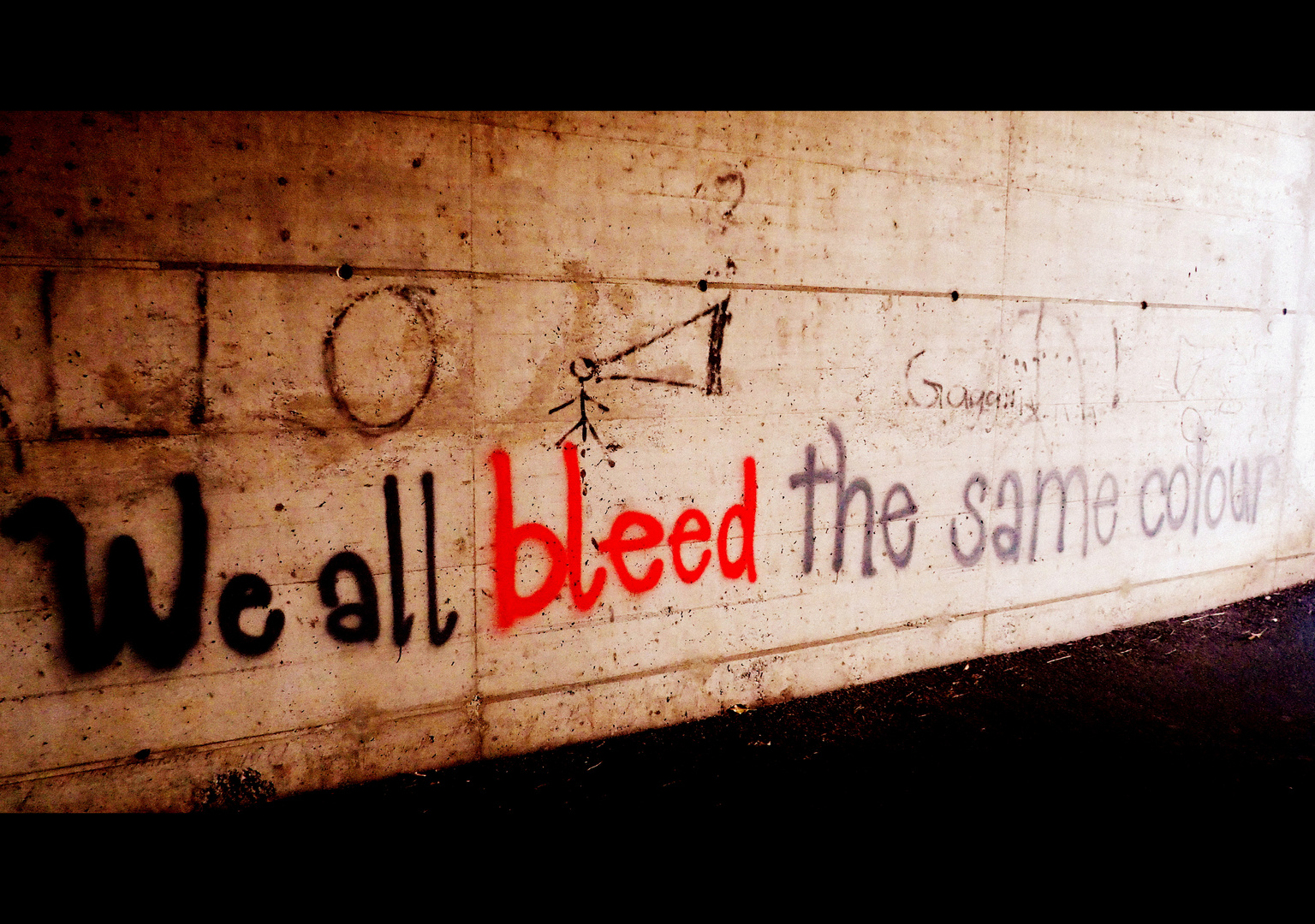 We all bleed...