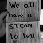 We all have a story to tell...