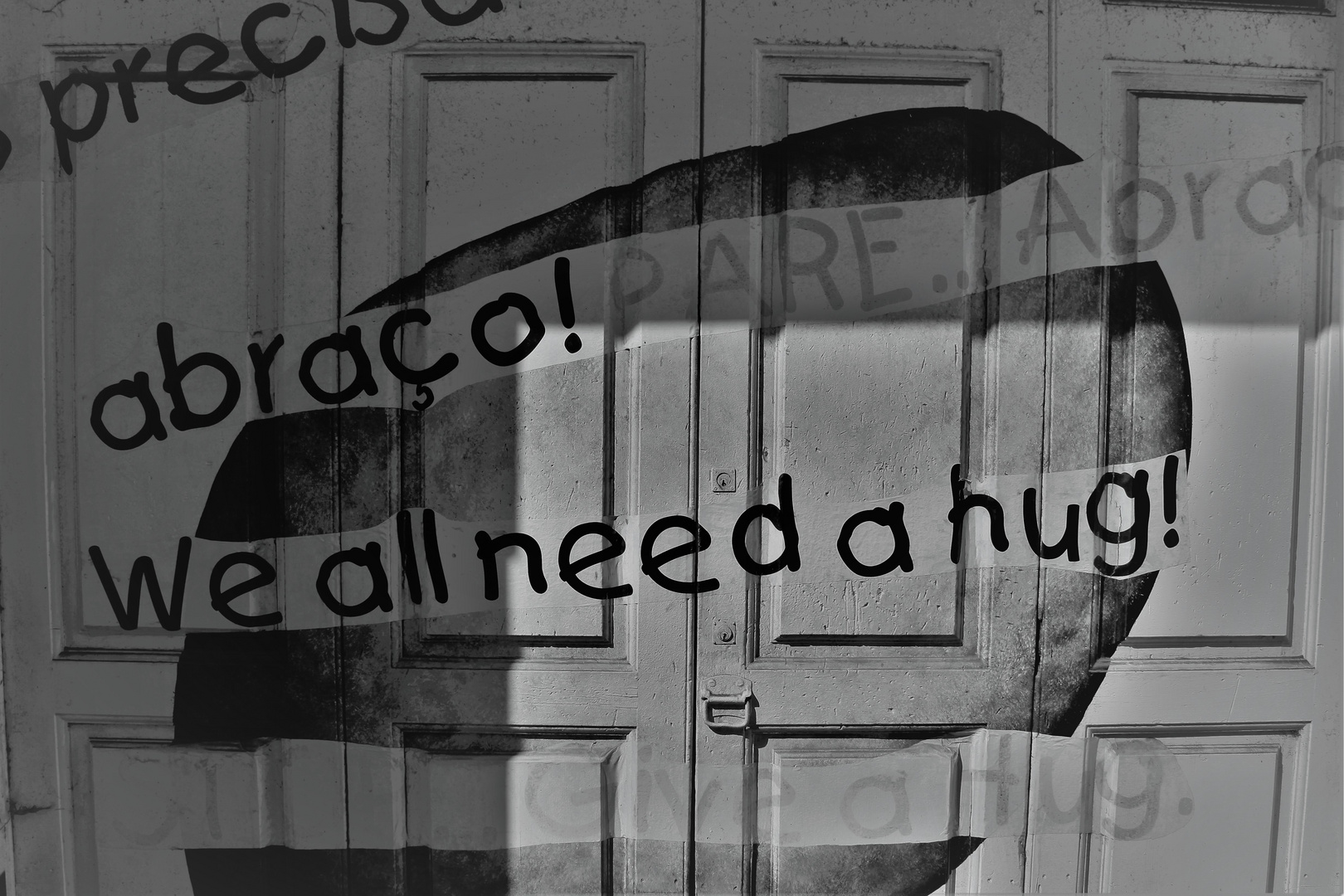 "we all need a hug"