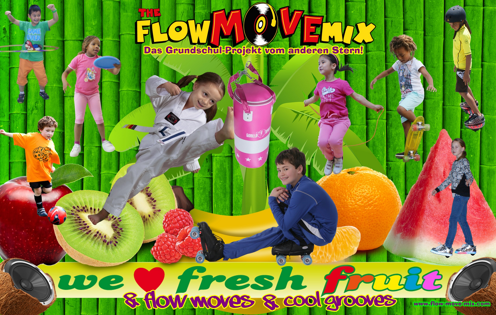 we love fresh fruit - flow moves & cool grooves