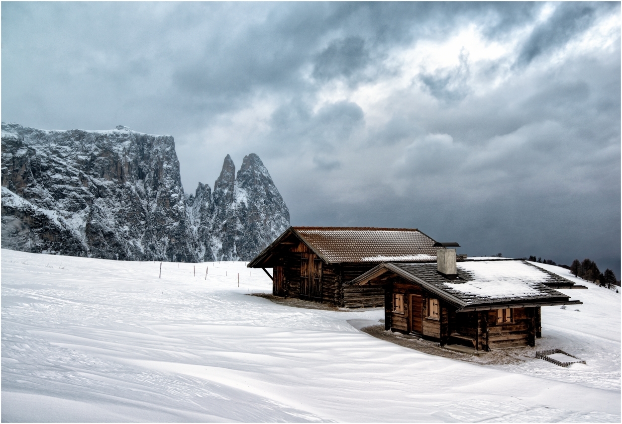 Weather vagaries on the Seiser Alm