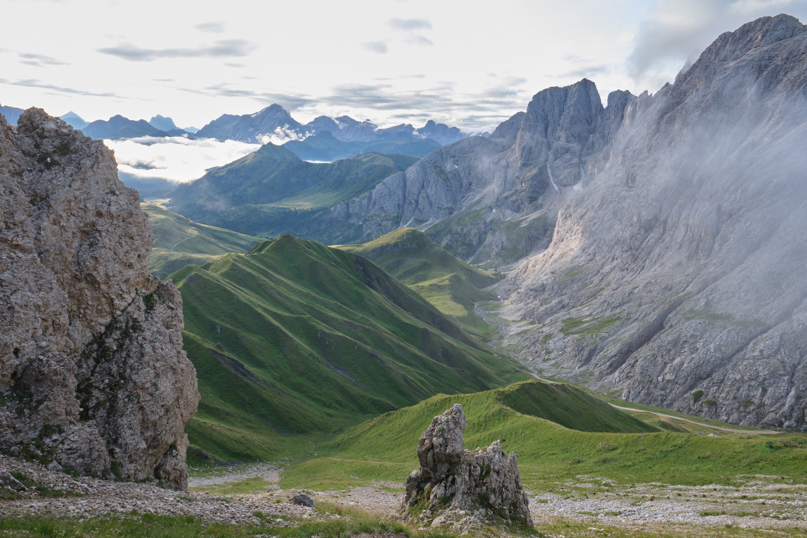 Wechsel Stimmungen im Tal