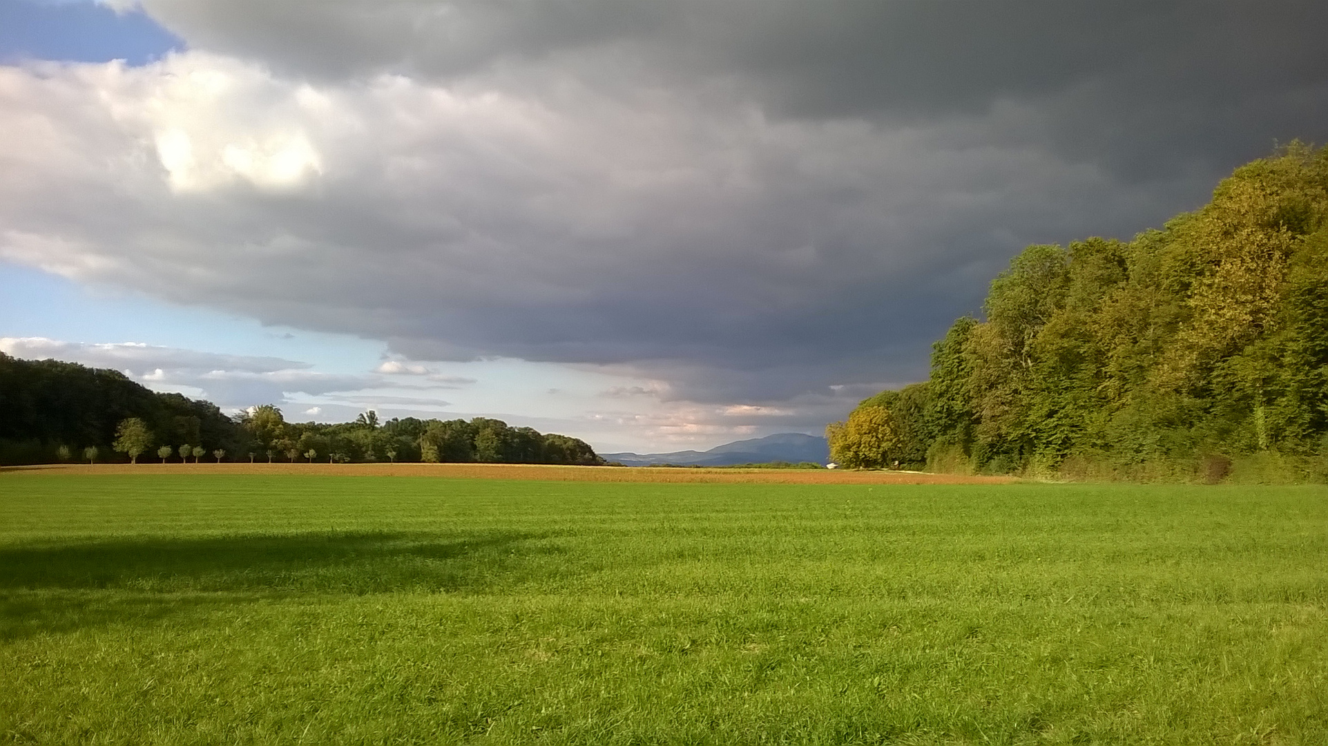 Wechselhafter Spätsommertag