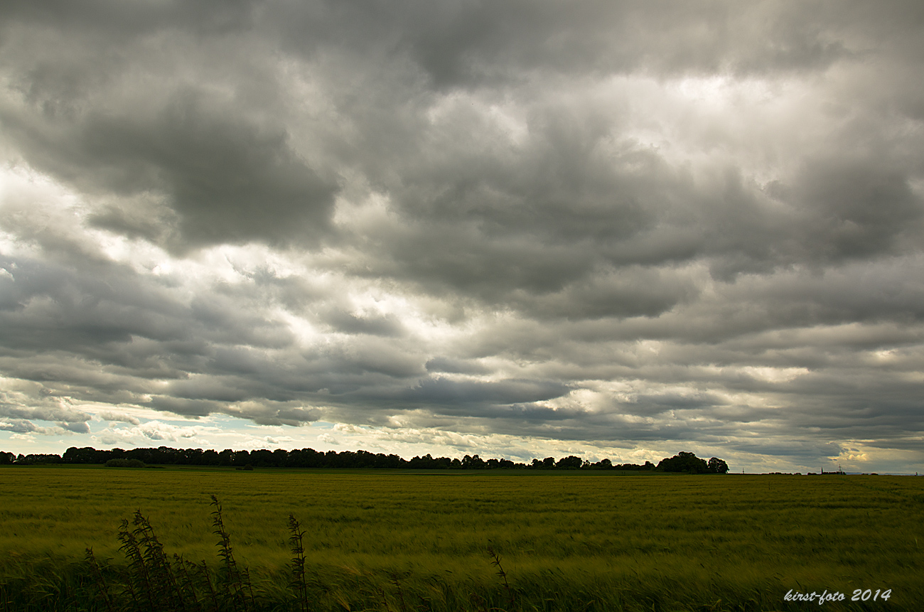 Wechselhaftes Wetter.