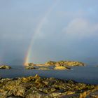 Wechselnde Lichtverhältnisse und Regenbogen