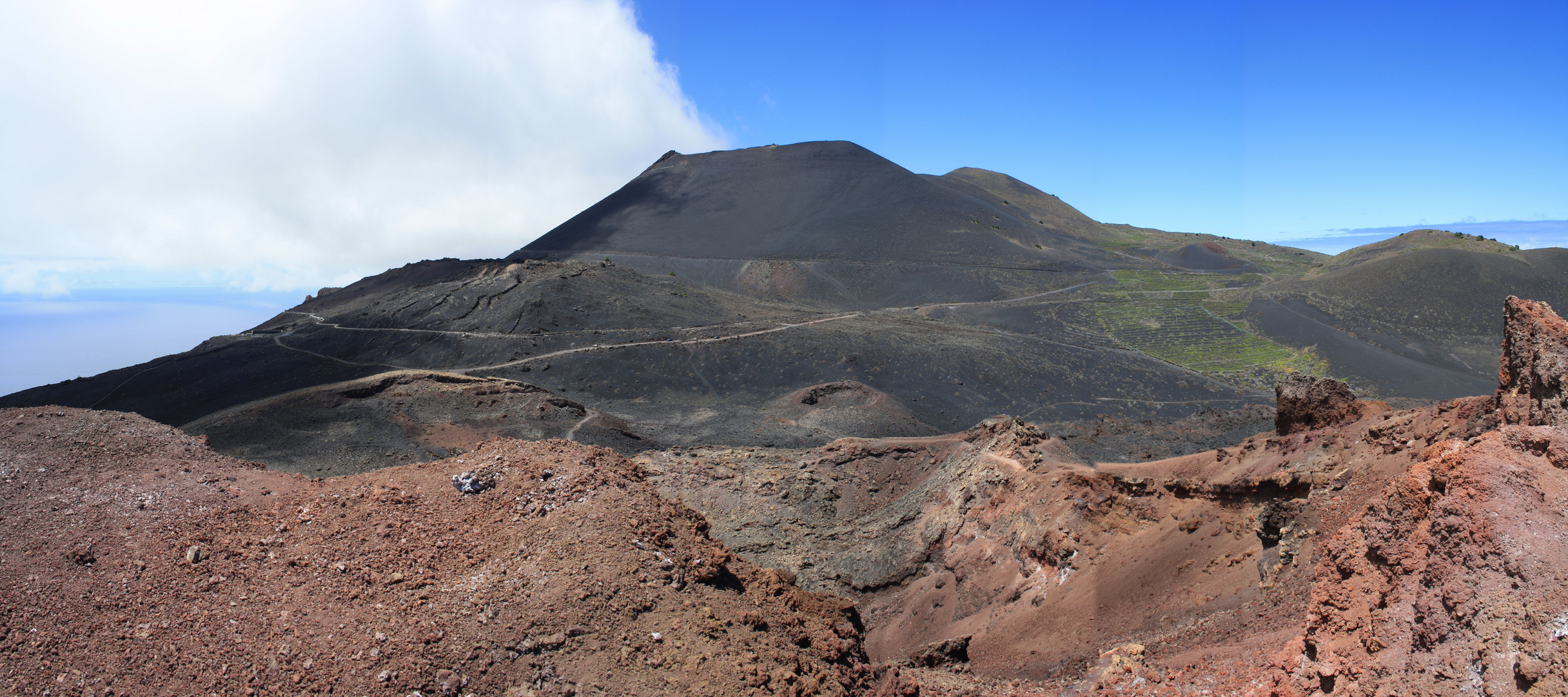 Wechselspiel der Farben auf La Palma (Panorama)