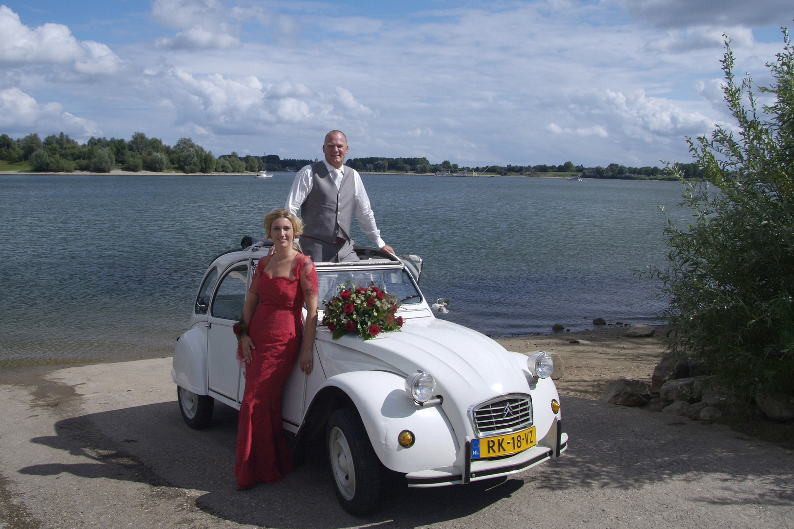 wedding by the water