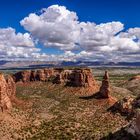 Wedding Canyon mit Independence Monument, Colorado NM, USA