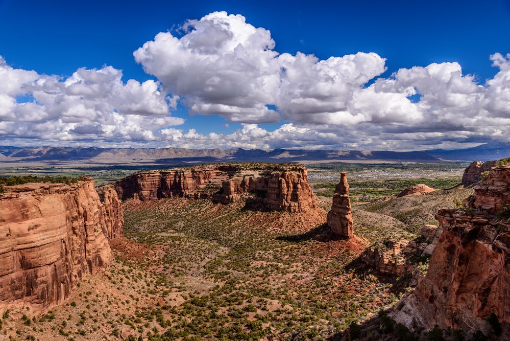 Wedding Canyon mit Independence Monument, Colorado NM, USA