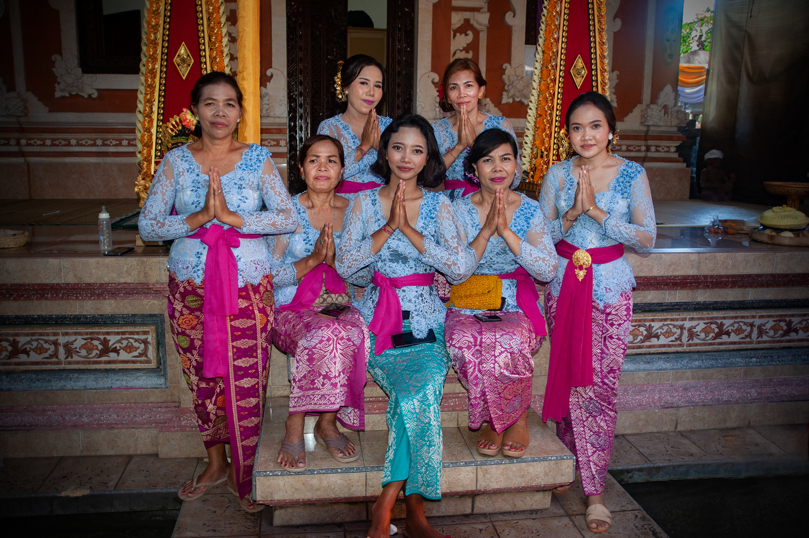 Wedding guest group photo