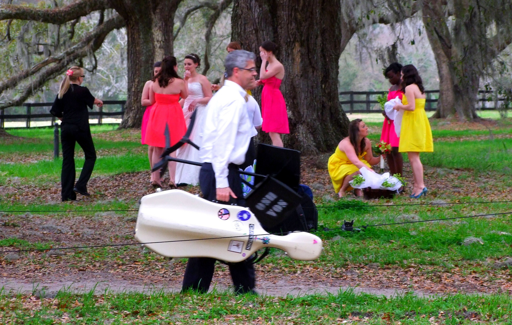 Wedding in Boone Hall